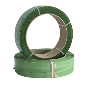 Fleje de polyester verde